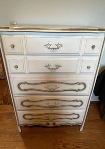 Chest of Drawers - White 5-Drawer Dresser