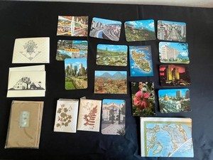 Postcard & Greeting Card Collection - Caracas, Maps & Botanical Designs