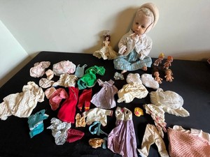 Doll Clothing & Doll Mixed Lot - Dolls, Dresses & Accessories