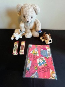 Plush Toys, Kazoos & Gift Wrap Mixed Lot