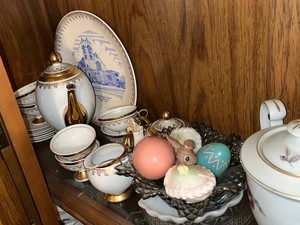 Vintage China & Glassware Mixed Lot - Nippon, Floral Porcelain & Decor