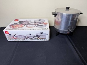 Cookware Set & Electric Roaster Mixed Lot - Metro & Chilton