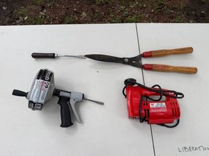 Power & Hand Tool Mixed Lot - WEN 530 Saw, Ridgid & Shears
