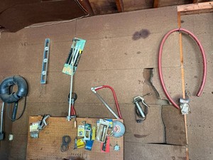 Hand Tools & Hardware - Stanley, Saws, Clamps & Grease Gun Mixed Lot