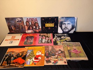 Vintage Vinyl Record Albums - Polka, Christmas & Pop Mixed Lot