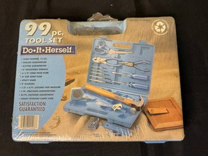 Hand Tool Set - Do-It-Yourself 99-Piece Kit With Case