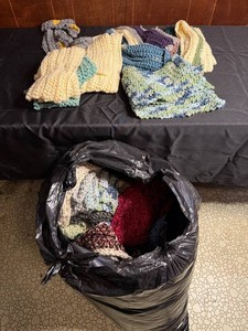 Crocheted Blanket & Textile Mixed Lot