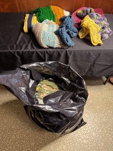 Crocheted Afghan Blanket Assortment - Handmade-Style Textiles