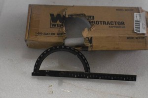WEN ME512P Adjustable Aluminum Protractor and Angle Gauge with Laser Etched Scale