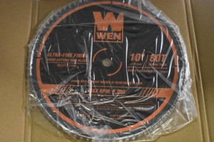 WEN BL1032-2 10-Inch 32-Tooth and 60-Tooth Carbide-Tipped Professional Woodworking Saw Blade Set, Two Pack