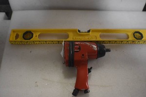 Pneumatic impact driver and level
