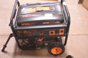 WEN TF1450X 14,500-Watt 120V/240V Tri-Fuel Generator for Gas, Propane, and Natural Gas, Transfer-Switch Ready with Electric Start, Wheel Kit, and CO Watchdog Current price$1,199.99
