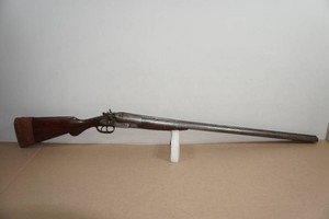Hopkins & Allen Arms Co 12 Gauge External Hammer Side by Side Shotgun - 32 Barrels