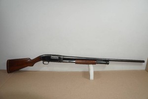 1924 Winchester Model 12 12 Gauge Pump-Action Shotgun - 30 Nickel Steel Full Choke Barrel