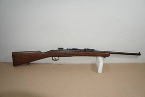 1913 Fabrica de Armas Oviedo Spanish 7mm Mauser Sporterized Carbine Rifle - MISSING Bolt
