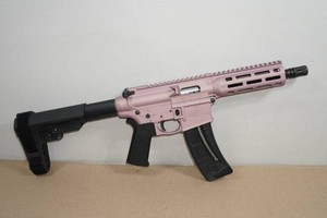 Smith & Wesson M&P 15-22 .22LR Semi Auto AR-Format Pistol - Custom Rose Gold Finish