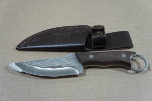 Carbon Steel Finger Hole 9 Knife