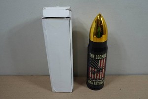 Hot or Cold Bullet Shaped American FlagRetired Thermos - 17oz
