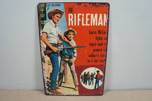 Vintage Style Metal Sign - Rifleman