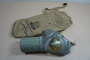 Vintage WWII Noncombatant Gas Mask