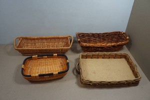 4 Woven Baskets