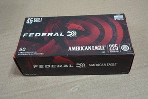 50 Federal American Eagle .45 Colt 225 Gr JSP Ammo