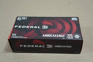 50 Federal American Eagle .45 Colt 225 Gr JSP Ammo
