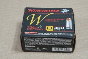 20 Winchester Train & Defend .380 Auto JHP Ammo