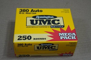 250 Remington .380 Auto 95 Gr MC Ammo