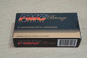 50 PMC Bronze .380 Auto 90 Gr FMJ Ammo