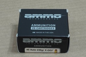 20 Ammo Inc .45 Auto 230 Gr X-DEF HP Ammo