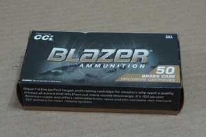 50 CCI Blazer Brass 9mm 124 Gr FMJ Ammo