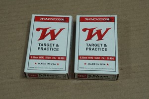 40 Wnchester Target & Practice 5.56mm 55 Gr FMJ Ammo
