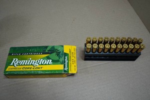 19 Remington Express .243 Win 100 Gr PSP Ammo plus 1 Hornady Red Tip