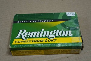 20 Remington Express ,30-06 Sprg 180 Gr Core-Lokt SP Ammo