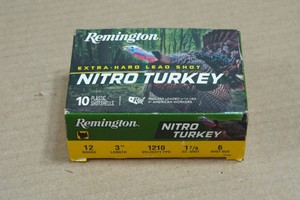 10 Remington Nitro Turkey 12 Ga 3 6 Shot Shotshells
