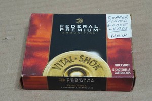 5 Federal Vital-Shok 12 Ga 3-12 Magnum 00 Buck Shotshells