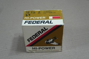 23 Federal Hi-Power 12 Ga 2-34 2 Shot Shotshells
