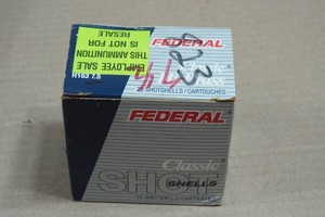 25 Federal Classic 16 Ga 2-34 7.5 Shot Shotshells
