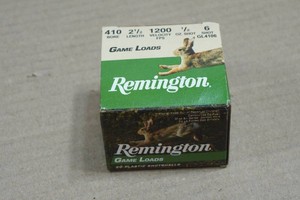 20 Remington Game Load .410 Bore 2-12 6 Shot Shotshells