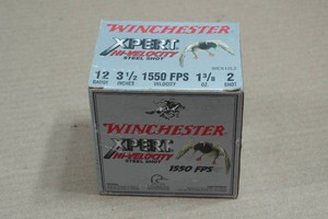 25 Winchester Xpert 12 Ga 3-12 Steel 2 Shot Shotshells