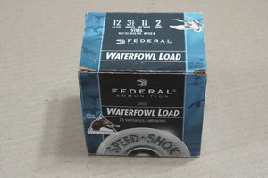 25 Federal Speed-Shok Waterfowl 12 Ga 3-12 Steel 2 Shot Shotshells