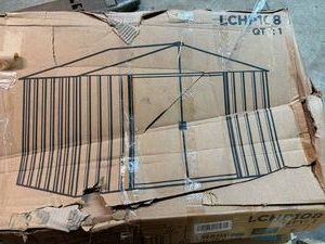 10x8 Arrow Galvanized Steel Shed-Minor Damage Label B2B445by Big Box Store