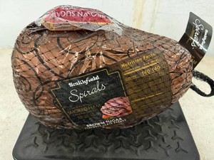F. 11.6lbs Smithfield Spiral Smoke Ham-Brown Sugar