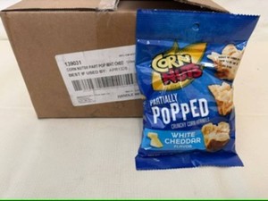 12x Corn Nuts-Partially Popped-White Cheddar