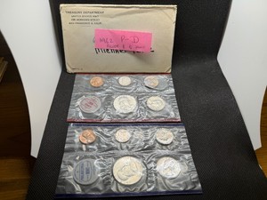 1962 PD US Treasury Mint Set Uncirculated