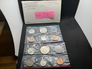 1964 US Treasury Mint Set Uncirculated