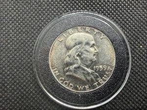 1959 Silver Franklin Half Dollar