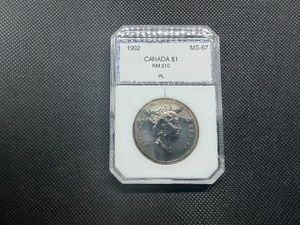 1992 Canada One Dollar PCI MS67