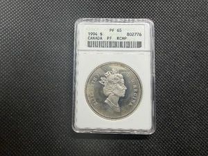 1994 Canada One Dollar ANACS PF65